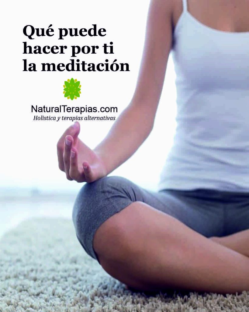 la meditación es como un entrenamiento para tu mente y tu cuerpo.